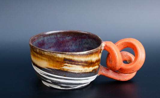 Orange Twirl Mug
